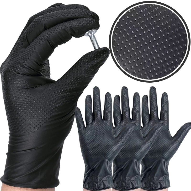 Heavy Duty Nitrile Gloves 8Mil - đánh giá và giá Nitrile Mechanic Glove