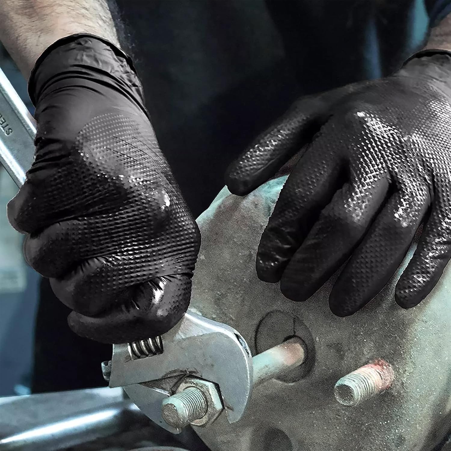 Heavy Duty Nitrile Gloves 8Mil - đánh giá và giá Nitrile Mechanic Glove