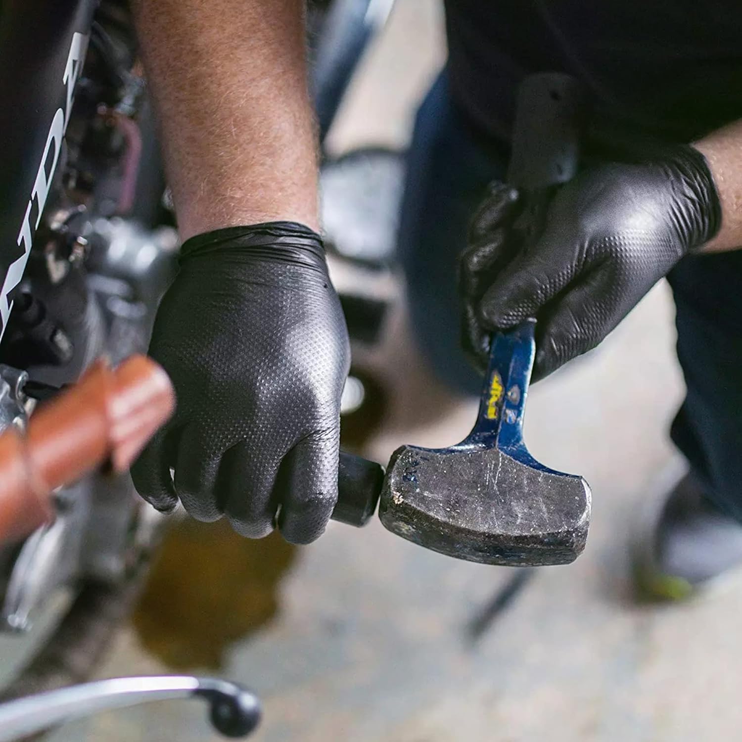 Heavy Duty Nitrile Gloves 8Mil - đánh giá và giá Nitrile Mechanic Glove