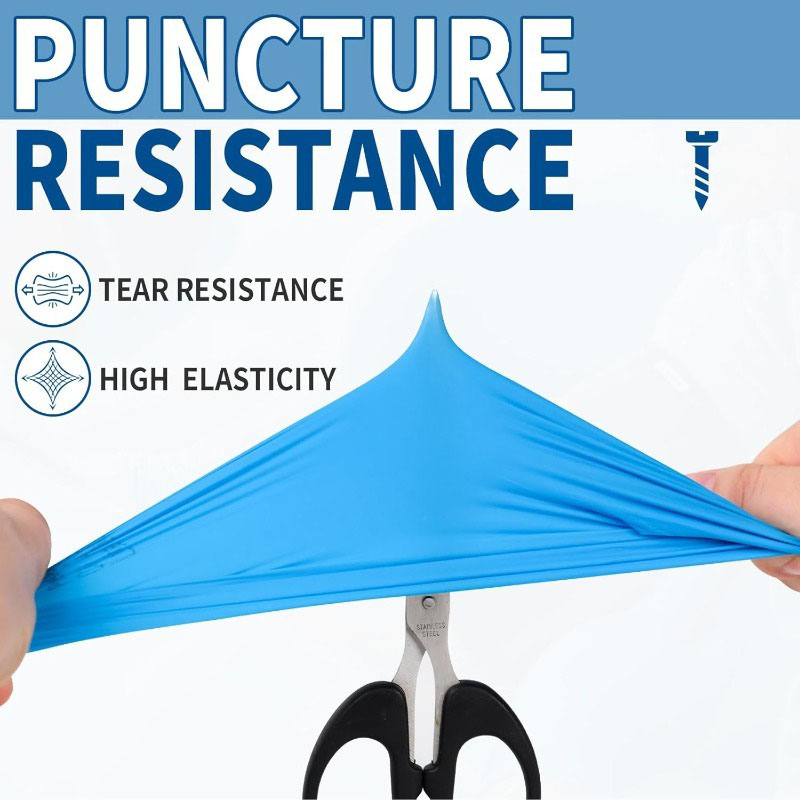 100PCS Blue Nitrile Disposable - đánh giá và giá Nitrile Mechanic Glove