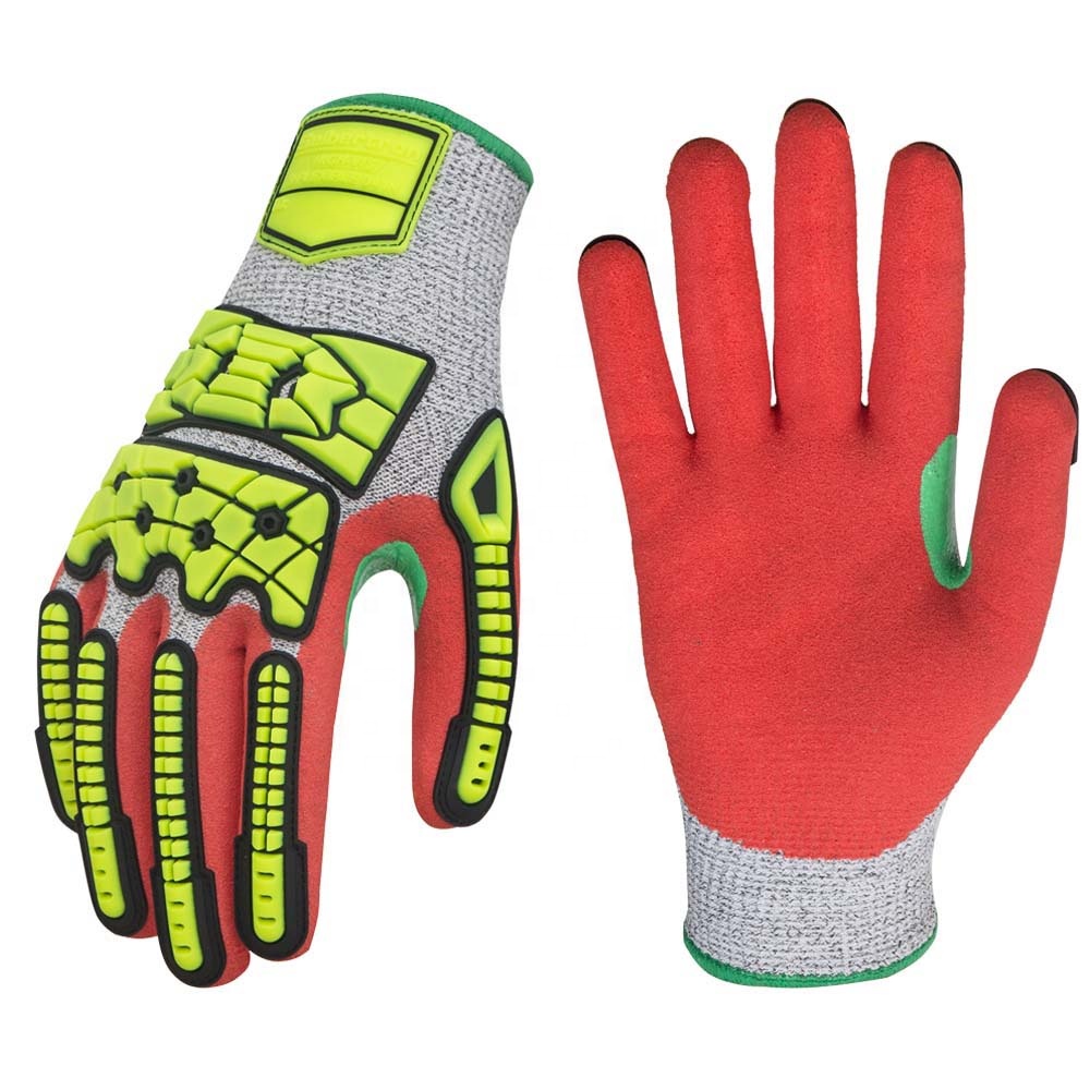 Gloves High Impact Cut Resista - đánh giá và giá Work Glove Impact
