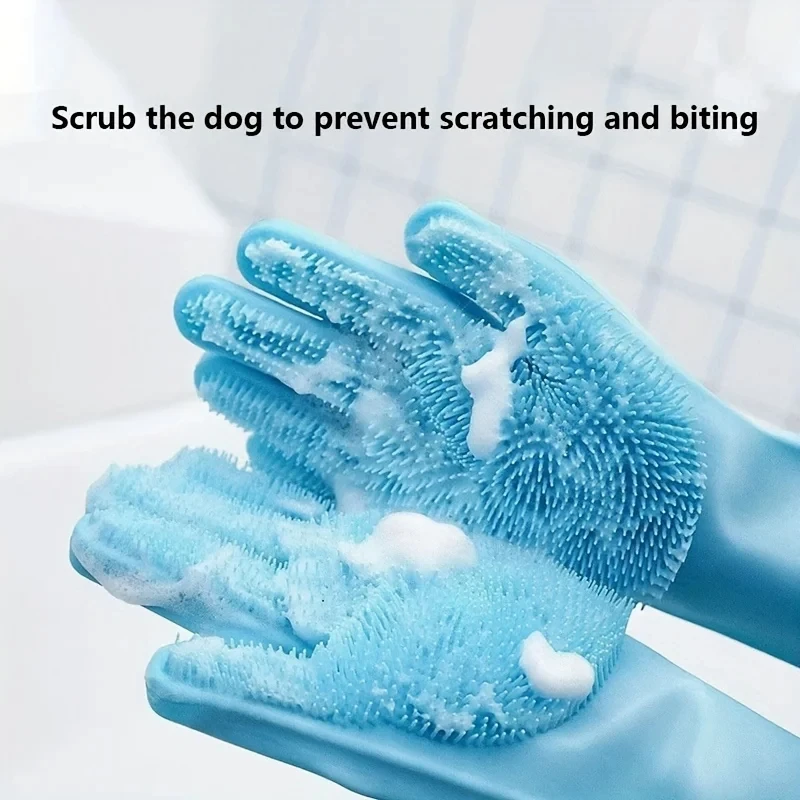 Pet Grooming Cleaning Gloves D - đánh giá và giá Rubber Glove Cleaning